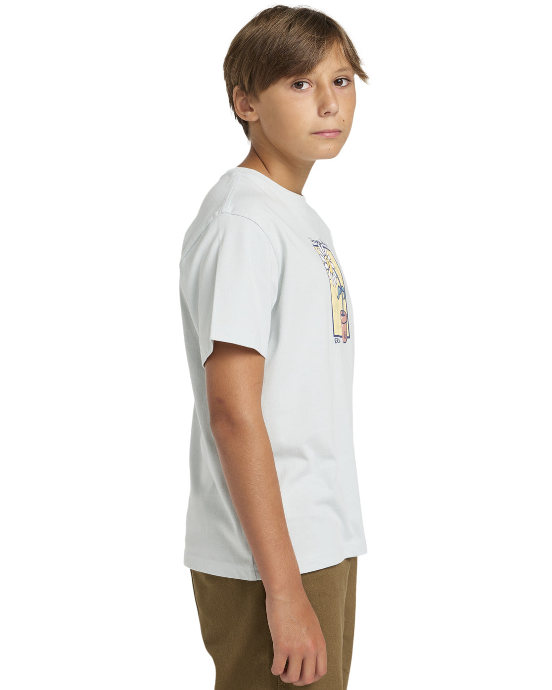 ELEMENT - HAPPY FACE PLANT SS YOUTH TEE - ICE FLOW