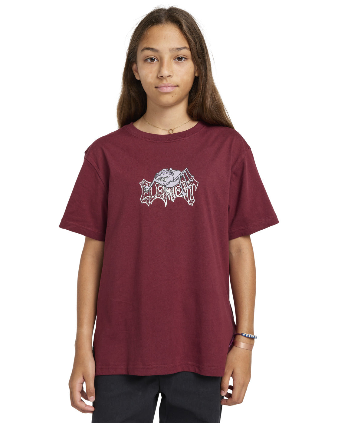 ELEMENT - SPIDER SS YOUTH TEE - TAWNY PORT