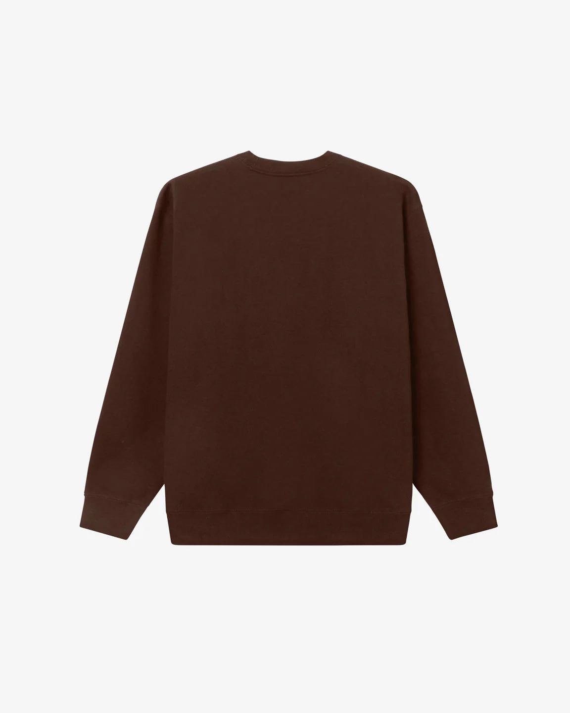 OBEY - ESTABLISHED WORKS EYES II CREWNECK - JAVA BROWN