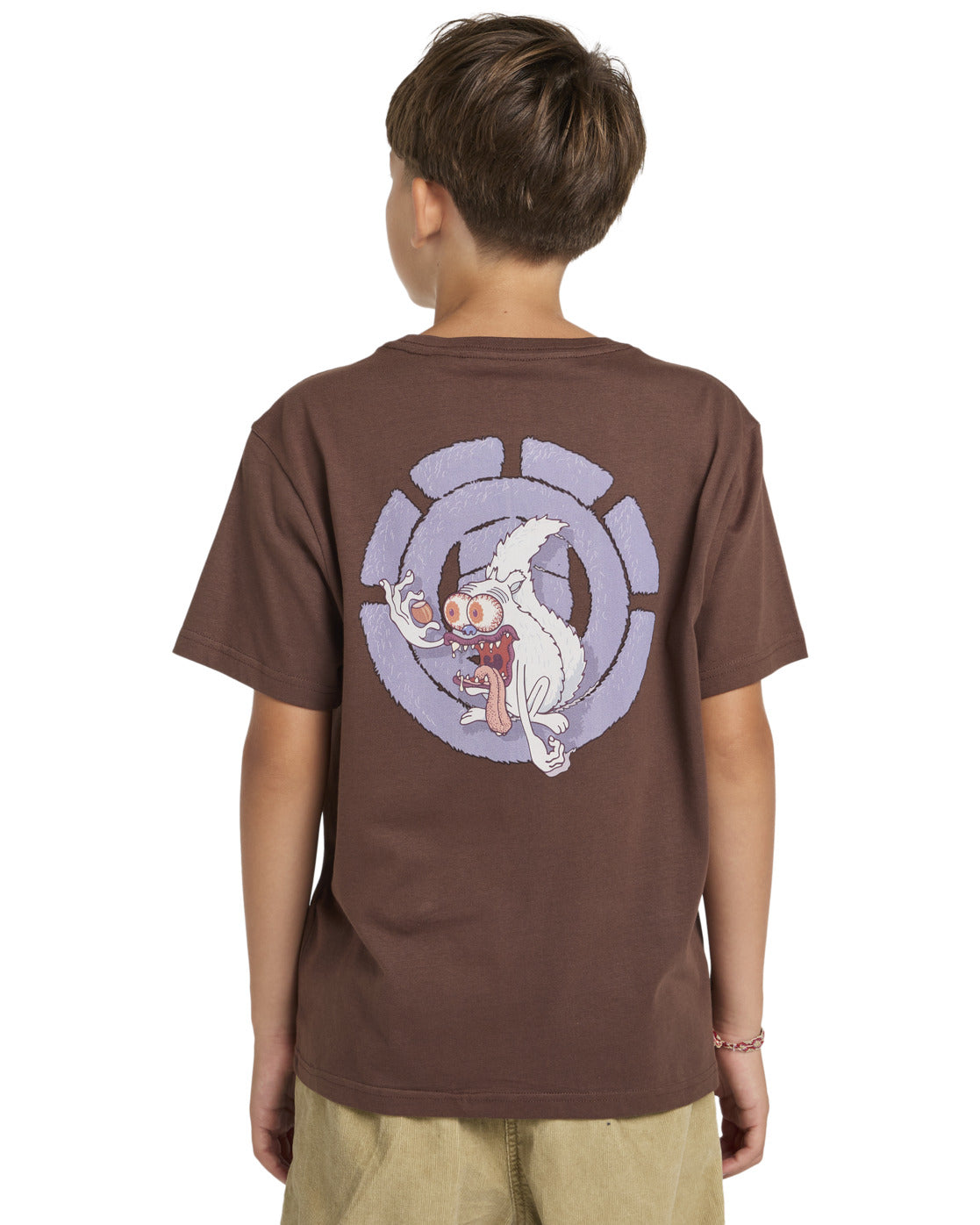 ELEMENT - SQUIRREL SS YOUTH TEE - BRACKEN