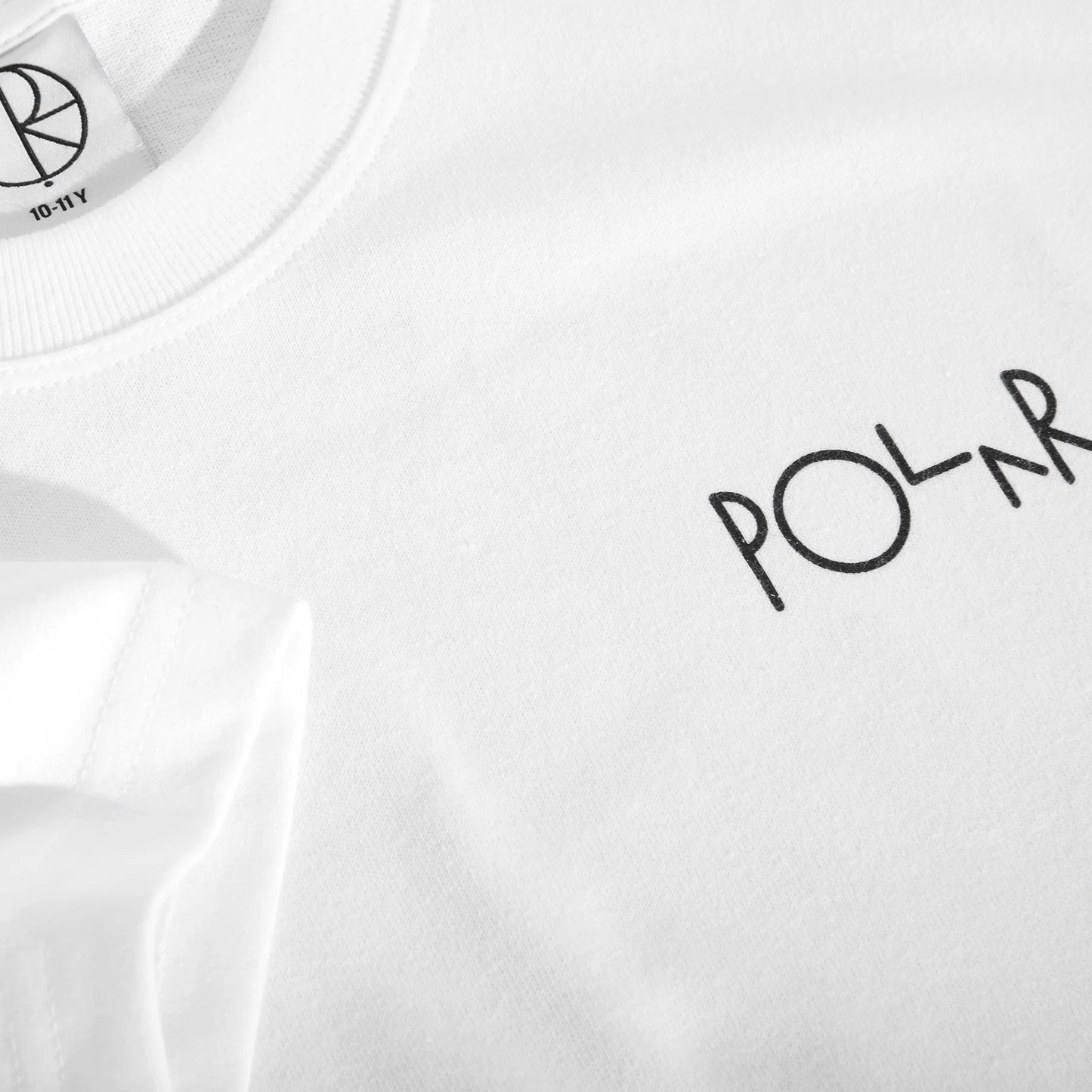 POLAR - STROKE LOGO TEE JR - WHITE