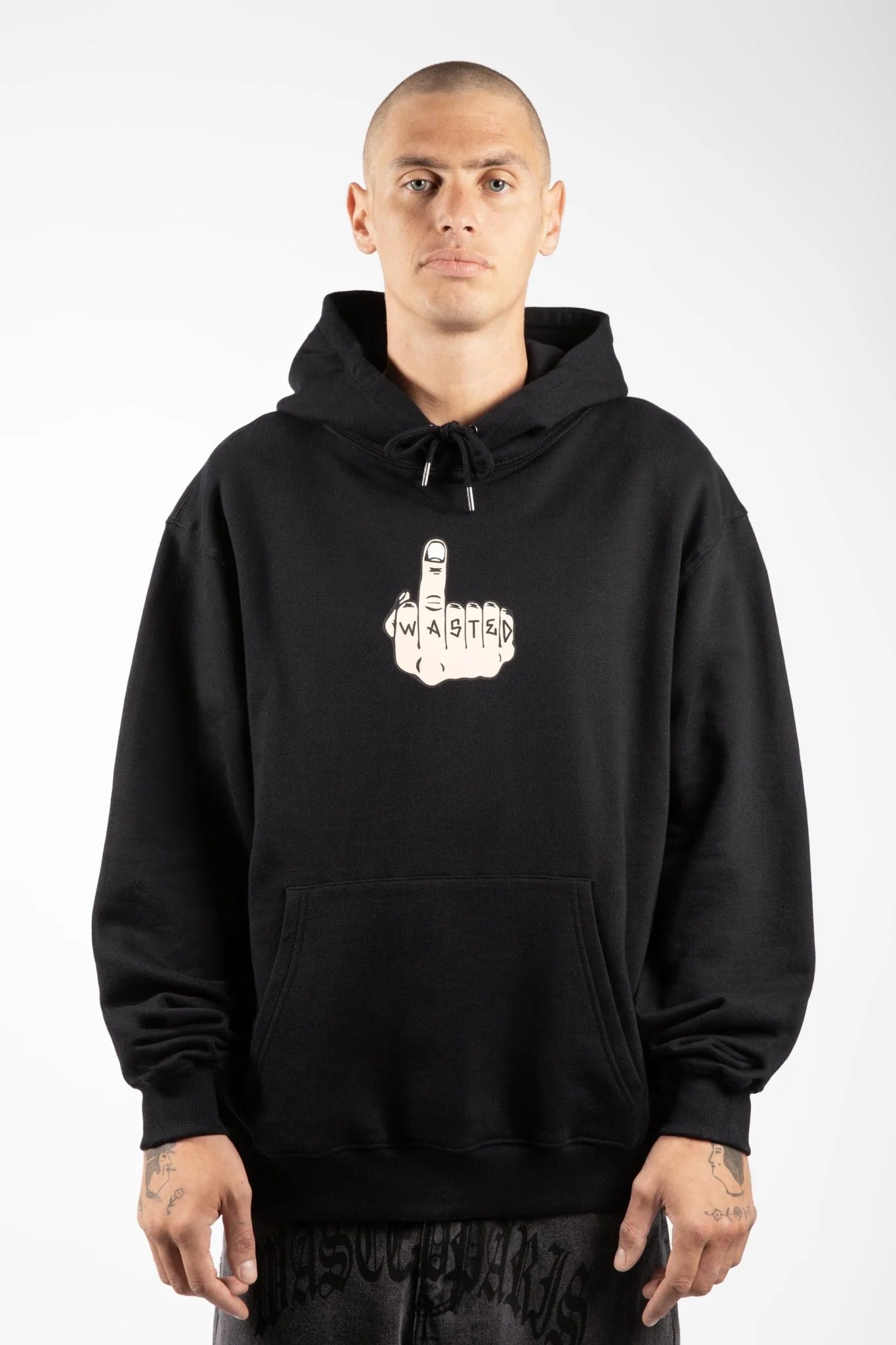 WASTED PARIS - MIDDLE HOOD - BLACK