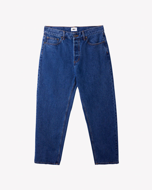 OBEY - HARDWORK DENIM - STONEWASH INDIGO