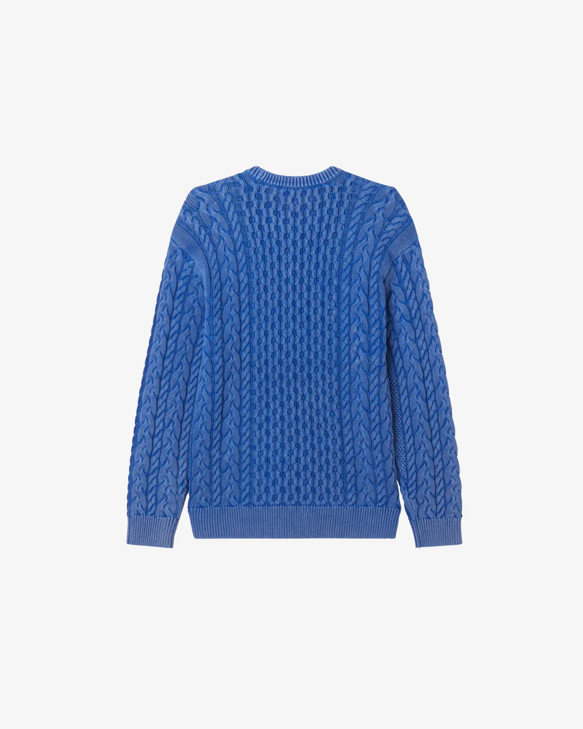 OBEY - FADED WASH SWEATER - OLYMPIAN BLUE