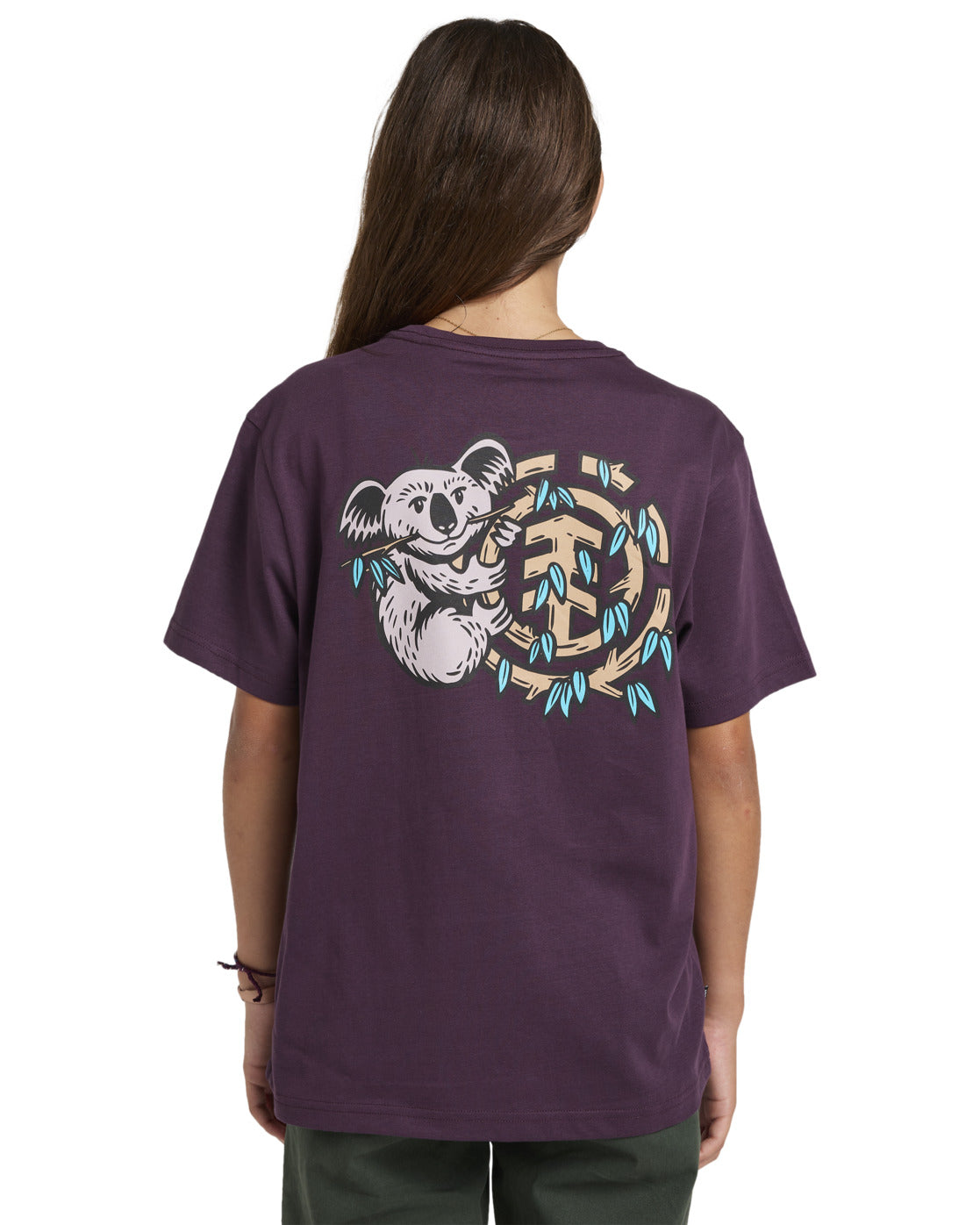 ELEMENT - KOALA SS YOUTH TEE - PLUM PERFECT