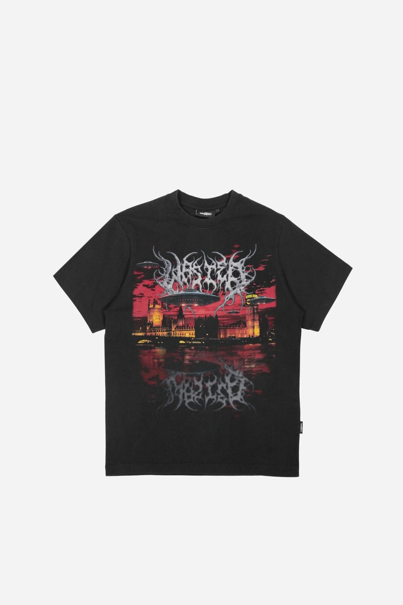 WASTED PARIS - SKYLAB TEE - FADED BLACK