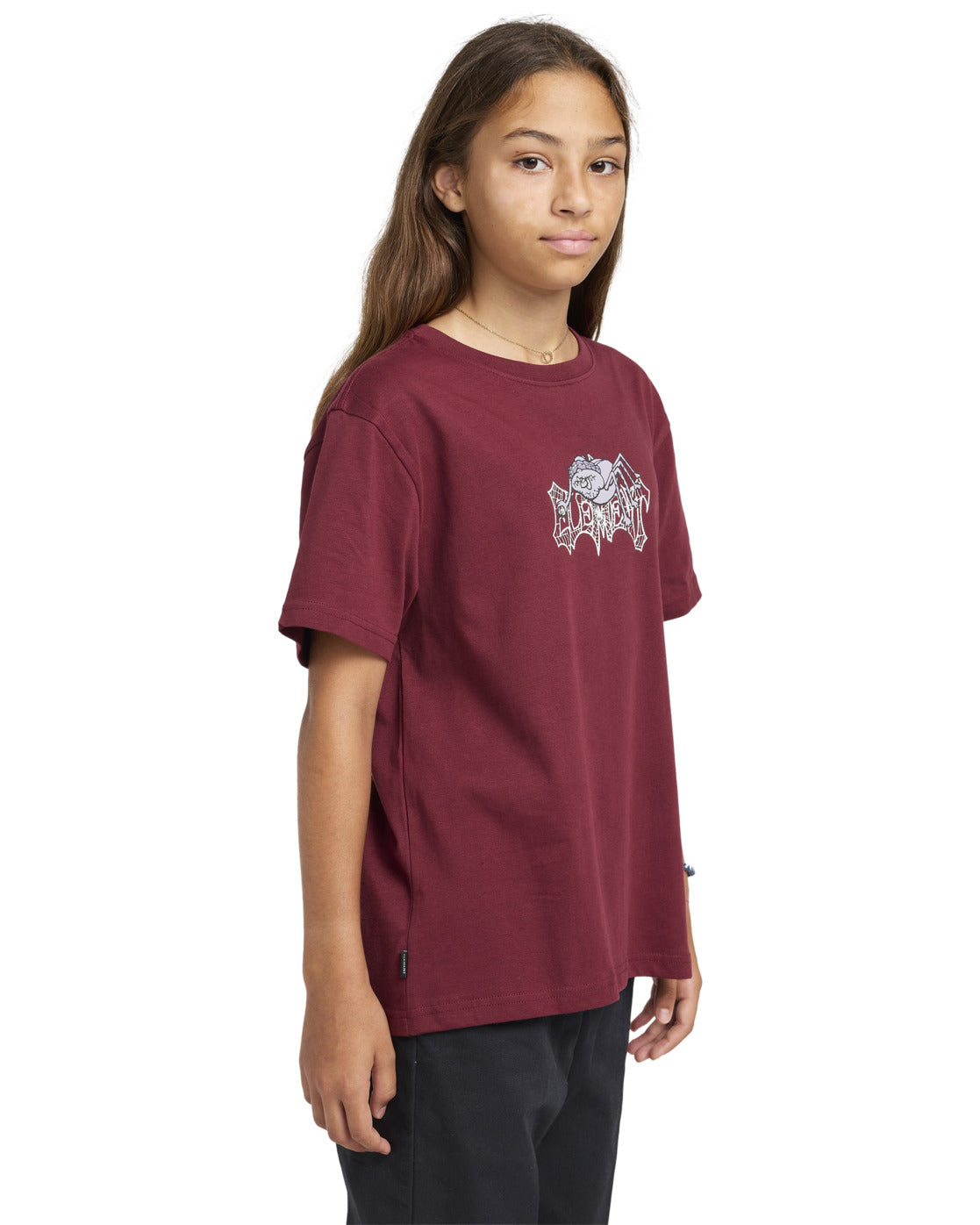 ELEMENT - SPIDER SS YOUTH TEE - TAWNY PORT