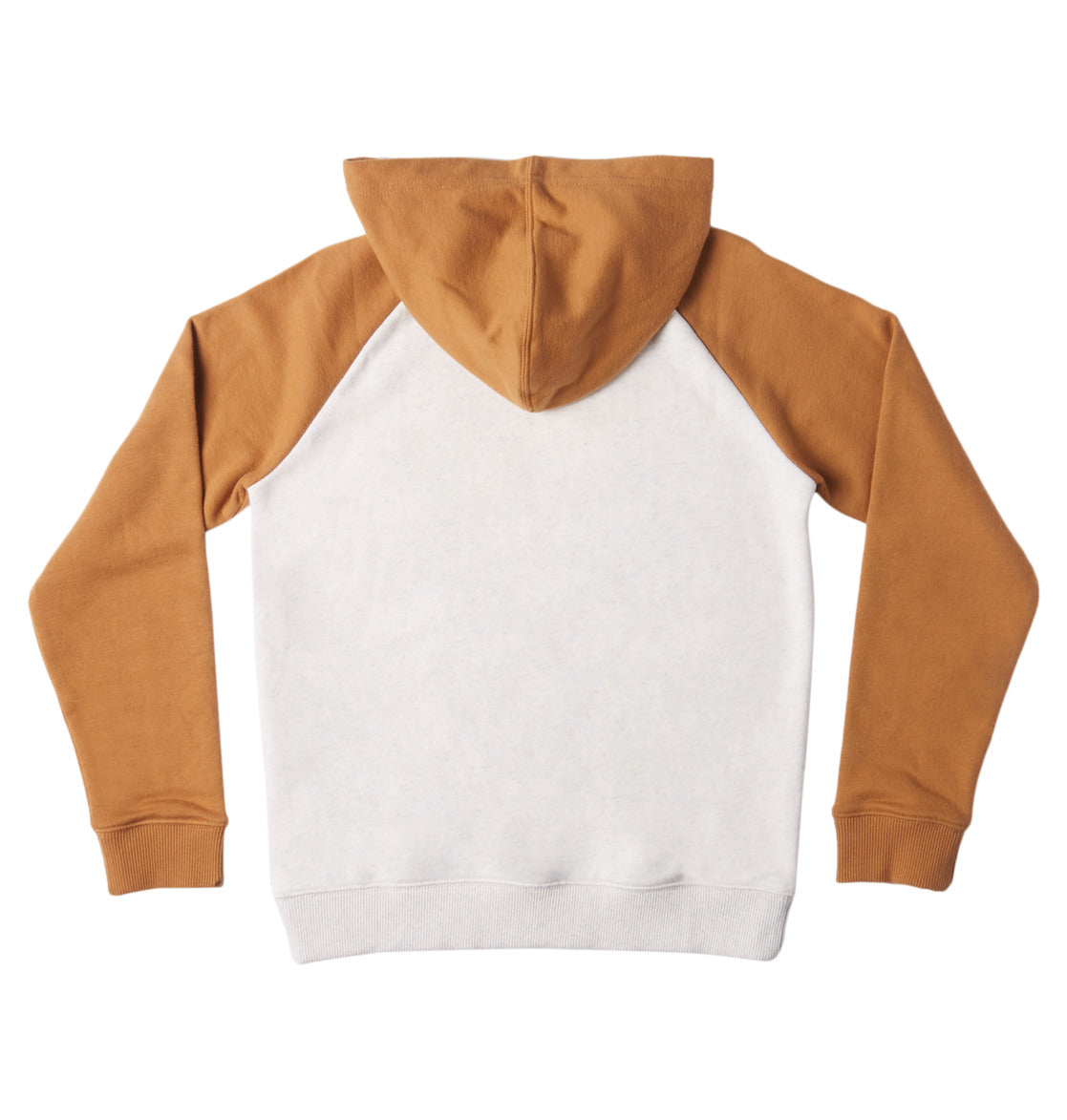 DC - CORPO RAGLAN YOUTH HOOD - SNOW HEATHER/CHIPMUNK