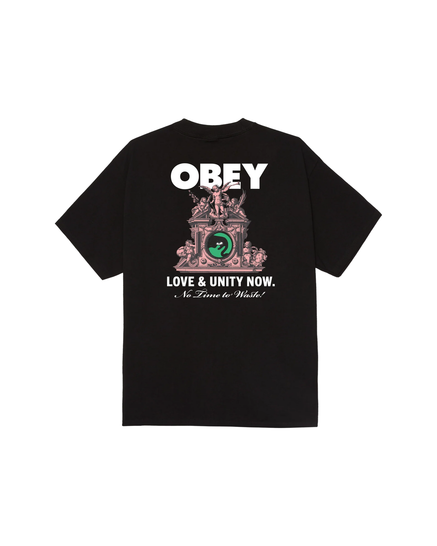 OBEY - LOVE & UNITY NOW CLASSIC TEE - BLACK