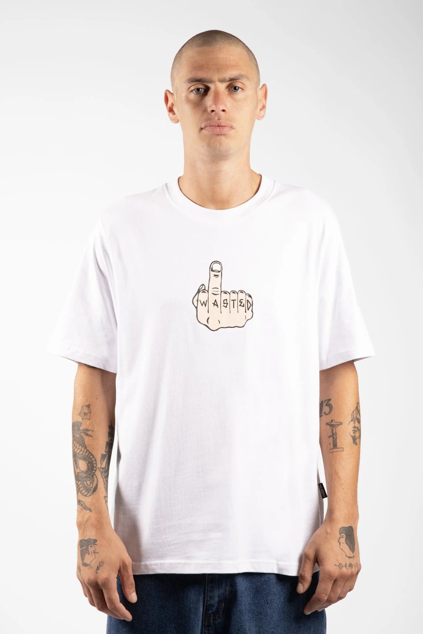 WASTED PARIS - MIDDLE TEE - WHITE