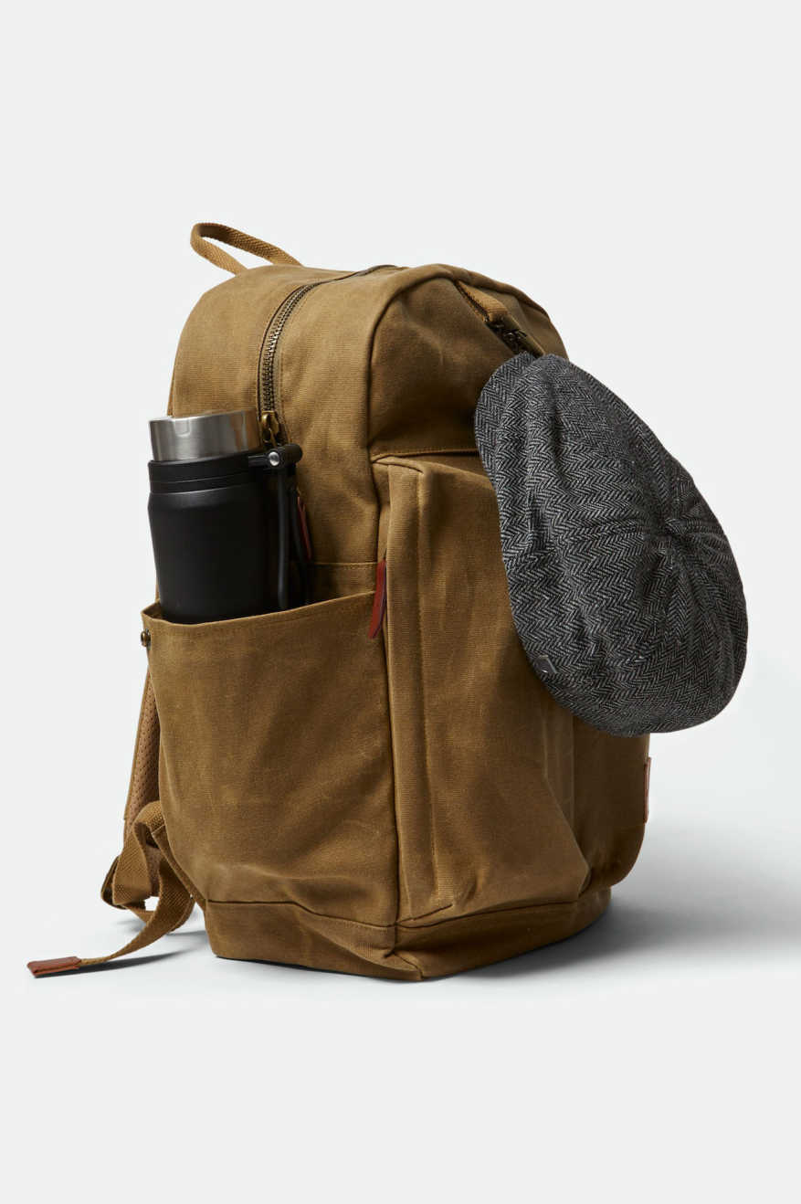 BRIXTON - TRAVELER BACKPACK - OLIVE BROWN