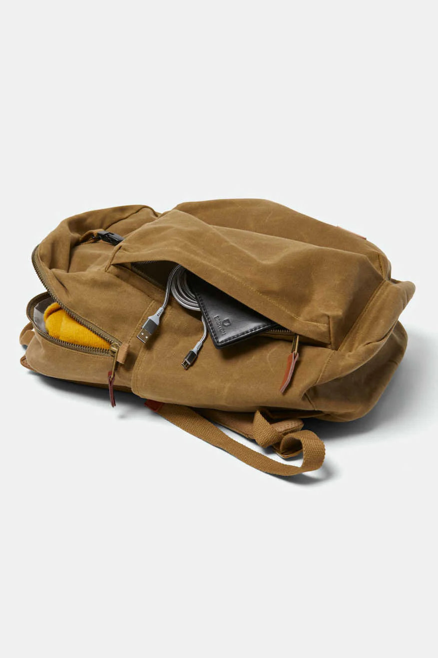 BRIXTON - TRAVELER BACKPACK - OLIVE BROWN