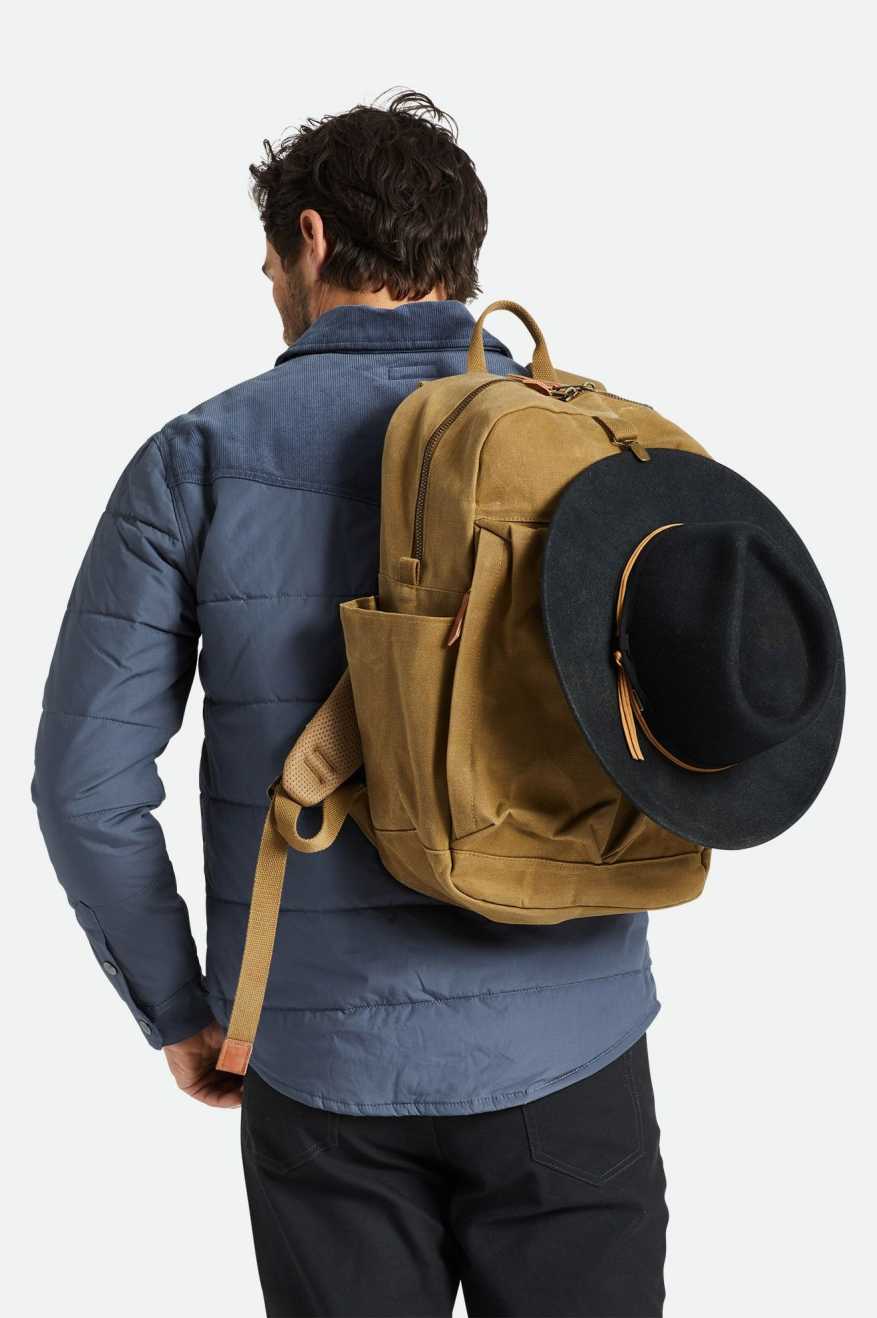 BRIXTON - TRAVELER BACKPACK - OLIVE BROWN