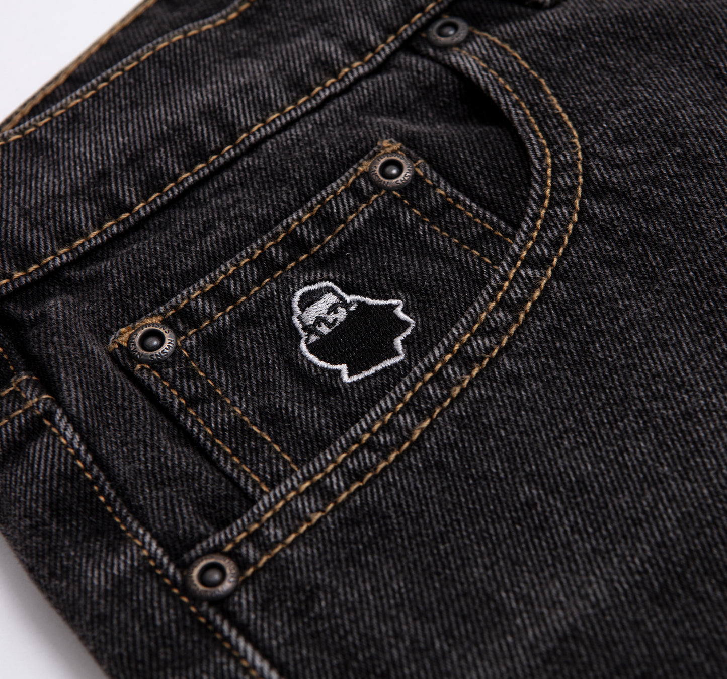 NNSNS - NESSIE - BLACK WASHED DENIM