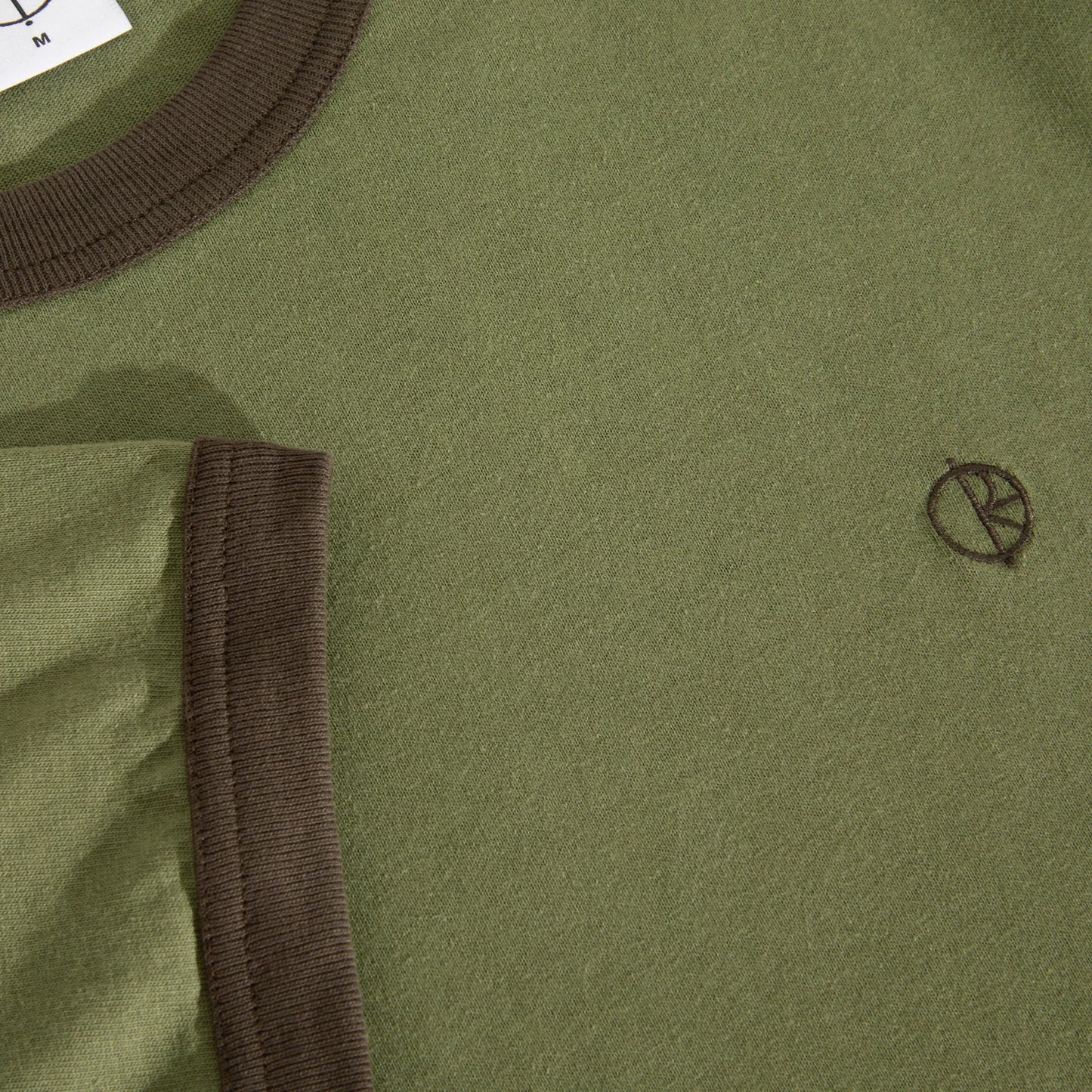 POLAR - RINGER TEE - ARMY GREEN/BROWN