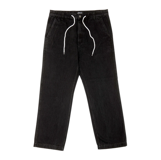 FEELINGS - MAKER PANTS - BLACK WASH DENIM