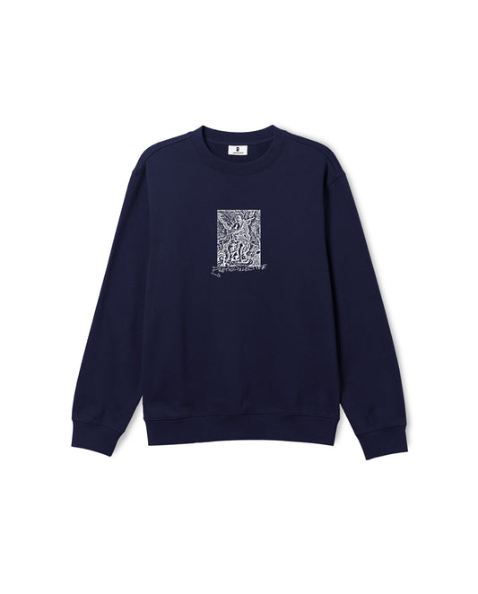 POETIC COLLECTIVE - ANGEL CREWNECK - NAVY