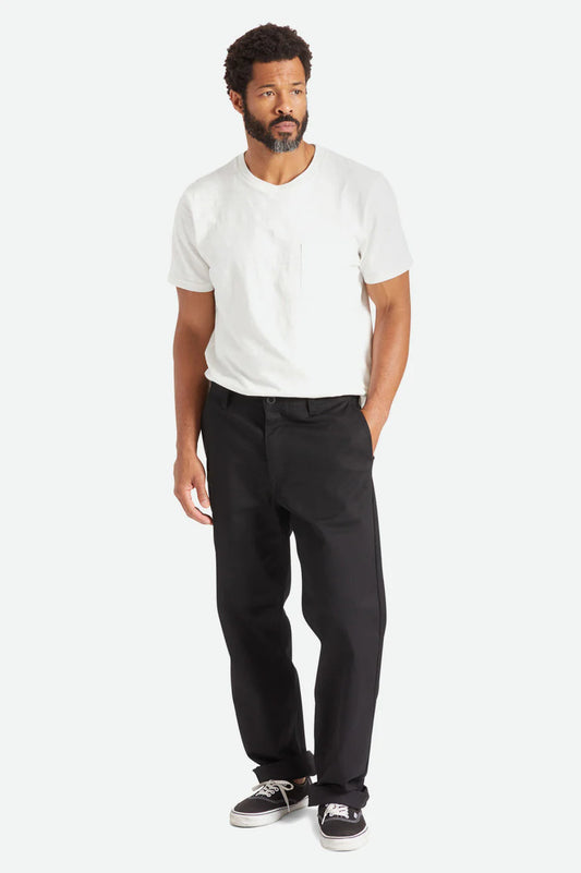 BRIXTON - CHOICE CHINO RELAXED PANT - BLACK