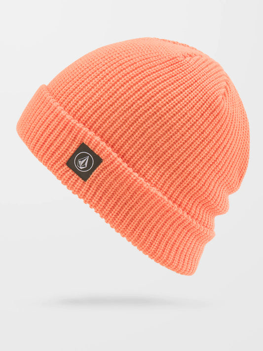 VOLCOM - FULL STONE BEANIE - CORAL