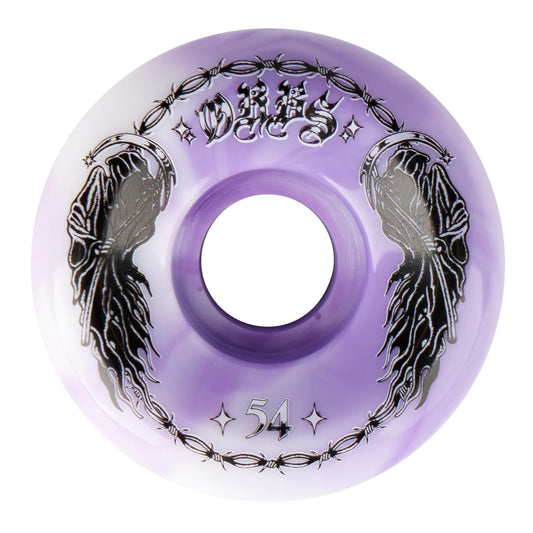 ORBS - SCPECTER SWIRLS - PURPLE/WHITE - 99A - 54MM