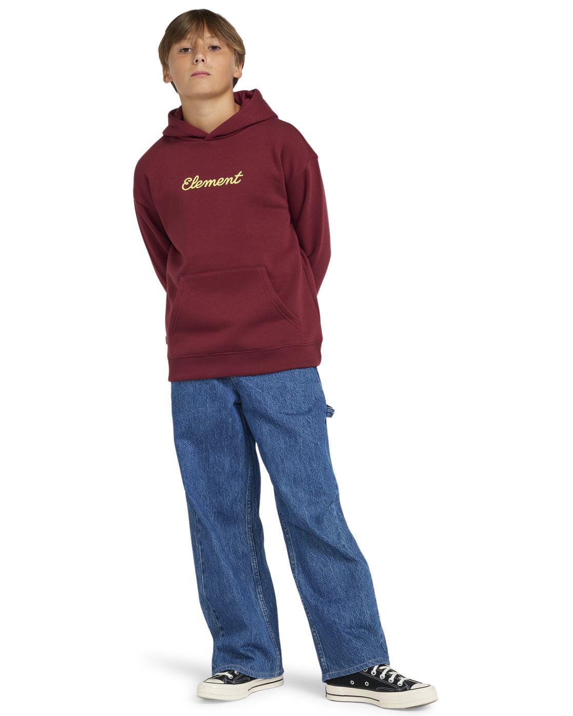 ELEMENT - ROLLIN YOUTH HOOD - TAWNY PORT