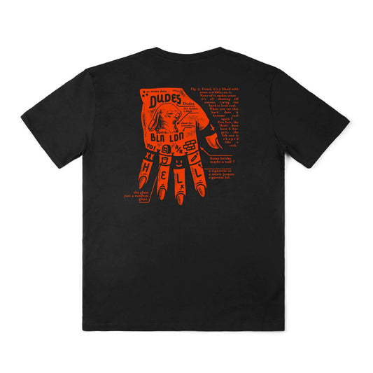 THE DUDES - DEAD HAND TEE - BLACK