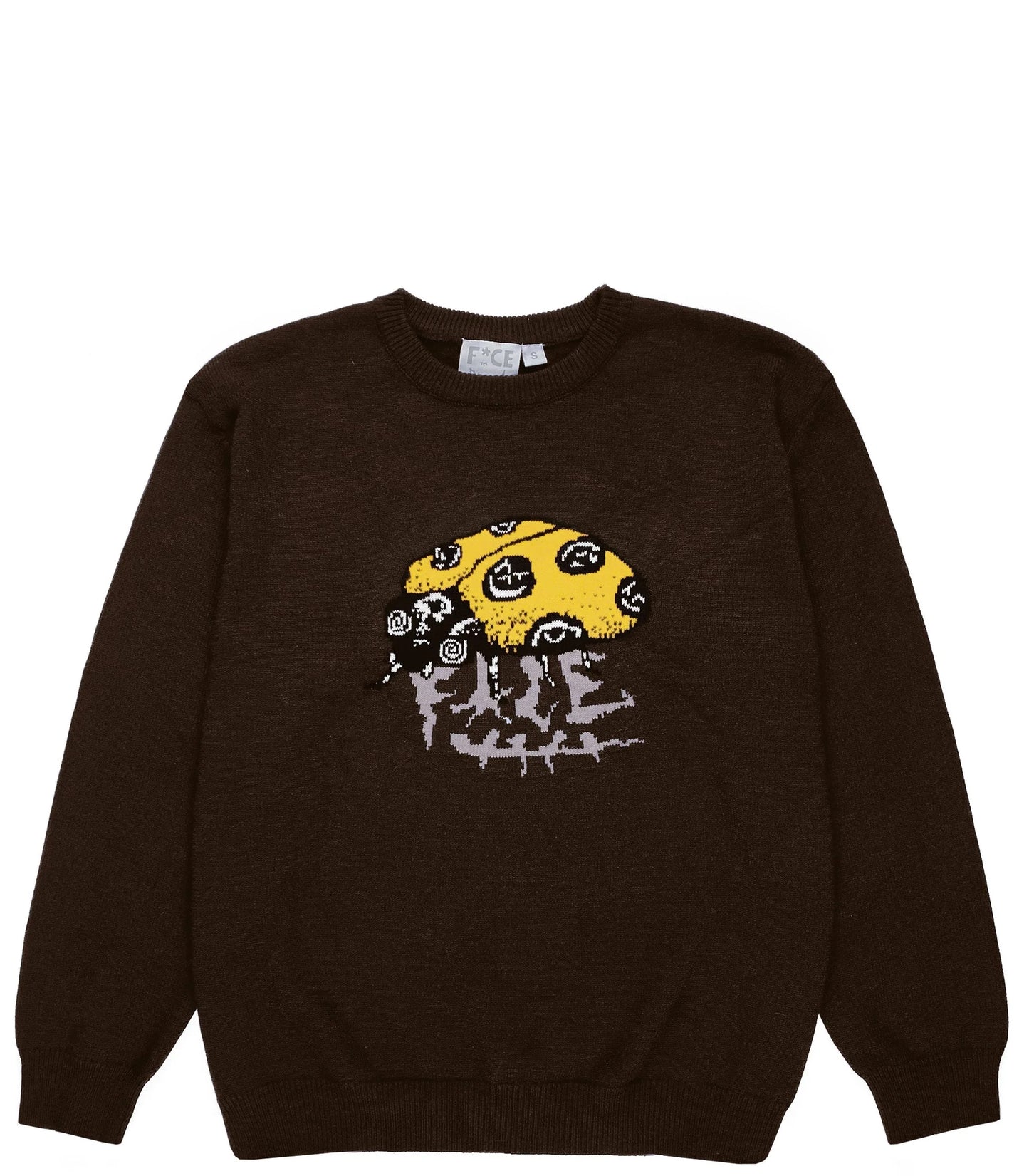 F*CE - SAMOR BUG KNITTED SWEATER - BROWN