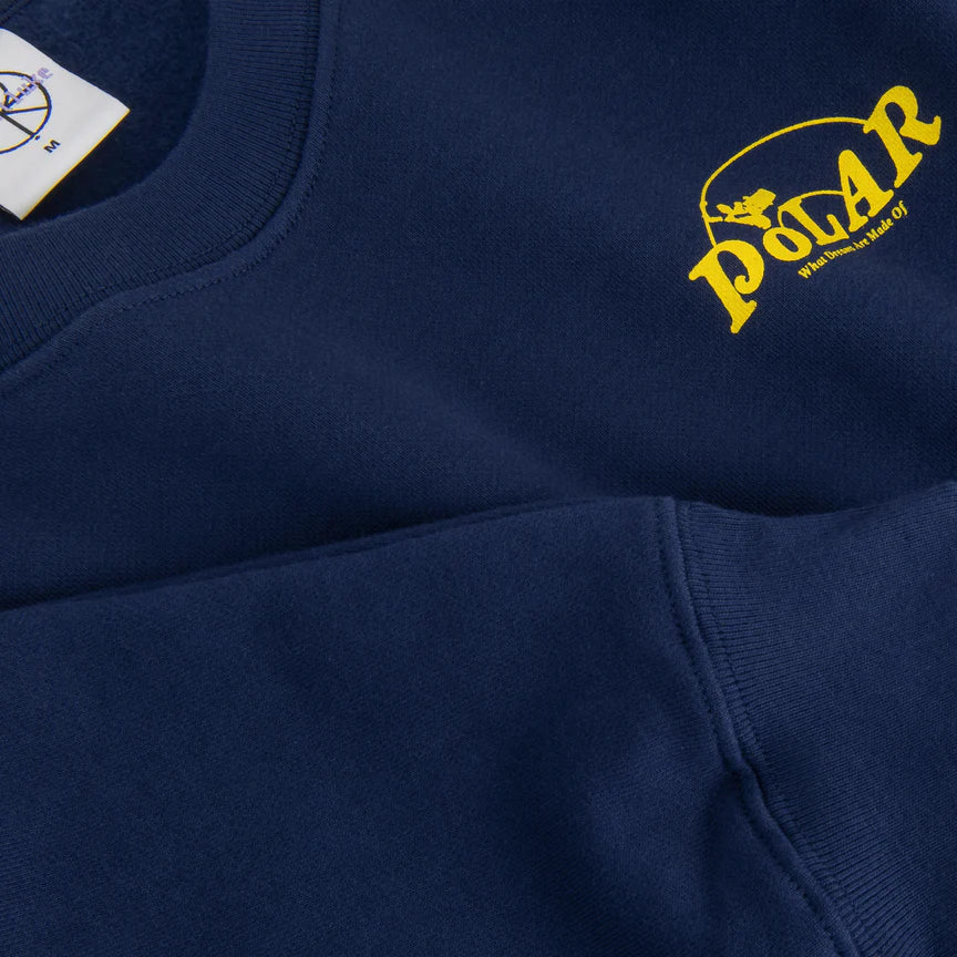 POLAR - DAVE CREWNECK DREAMS - DARK BLUE