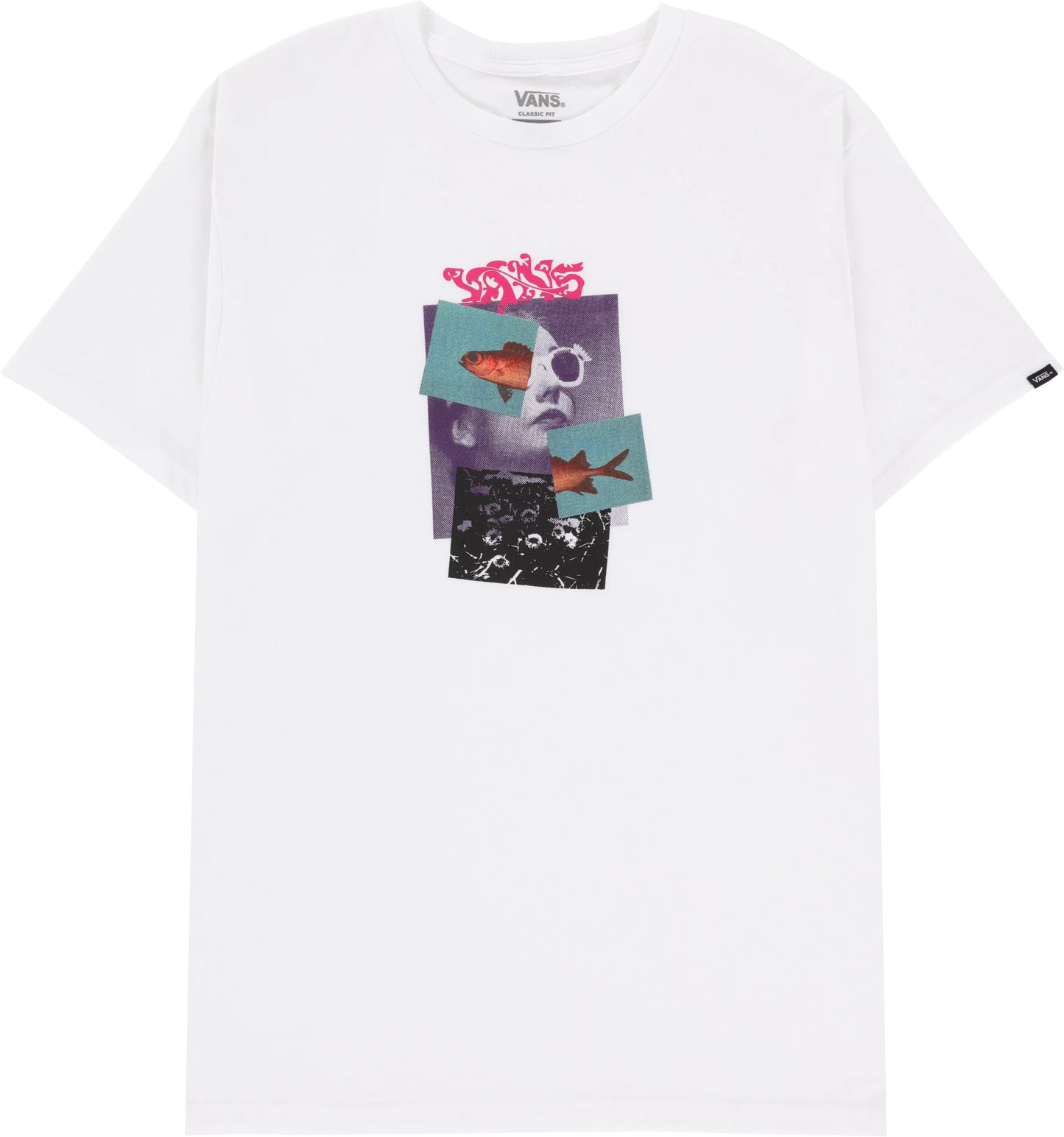 VANS - FISHEYE TEE - WHITE