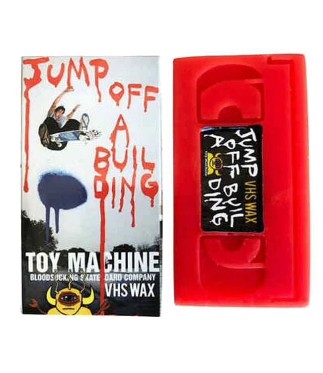 TOY MACHINE - VHS WAX JUMP OF A BUILDING - RED