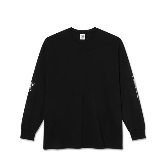 POLAR - SAD AT TIMES LONGSLEEVE TEE - BLACK