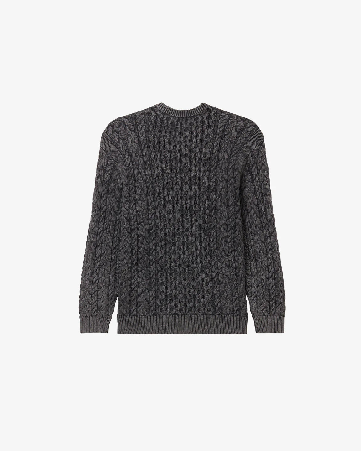 OBEY - FADED WASH SWEATER - DIGITAL BLACK