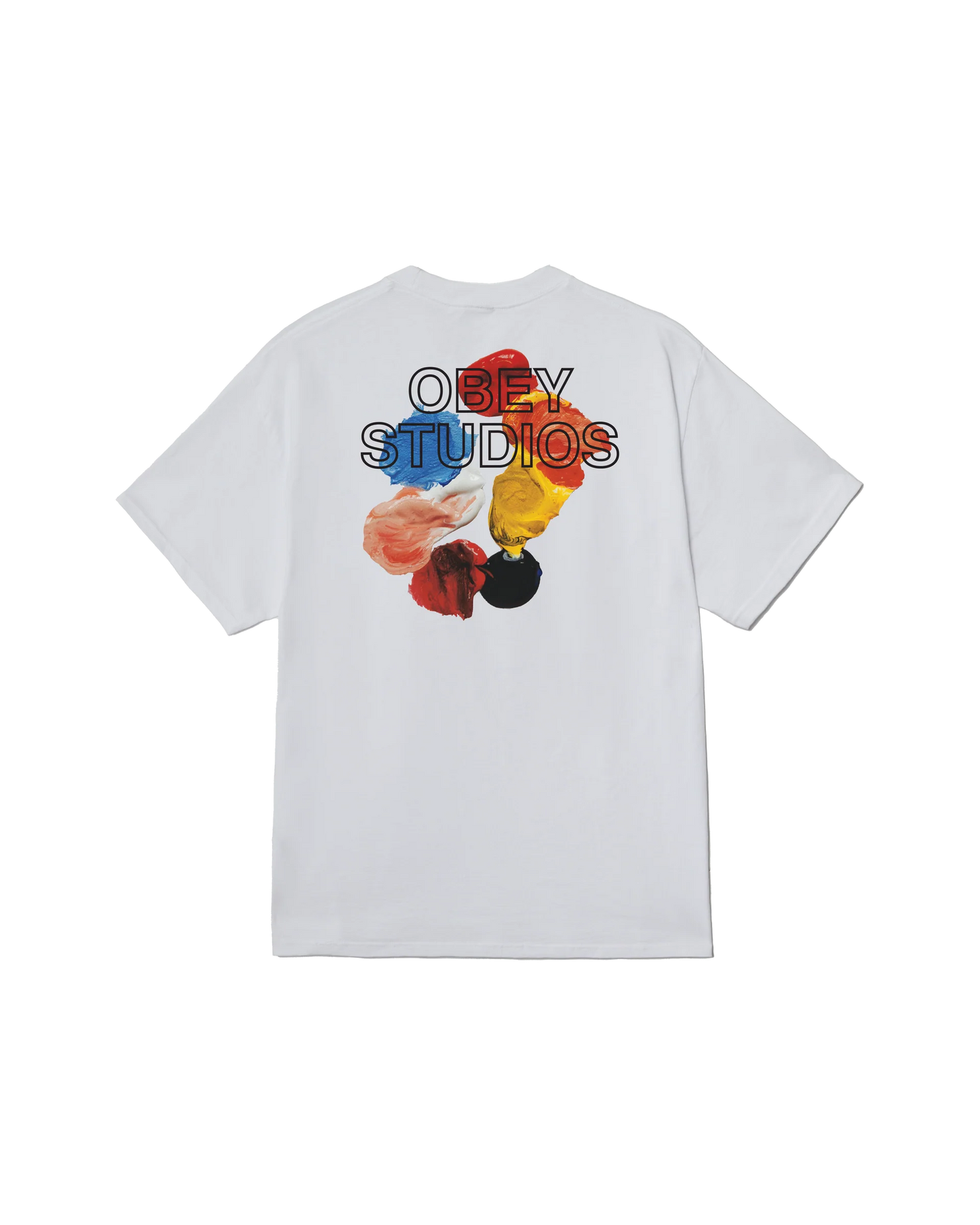 OBEY - STUDIOS PALETTE TEE - WHITE