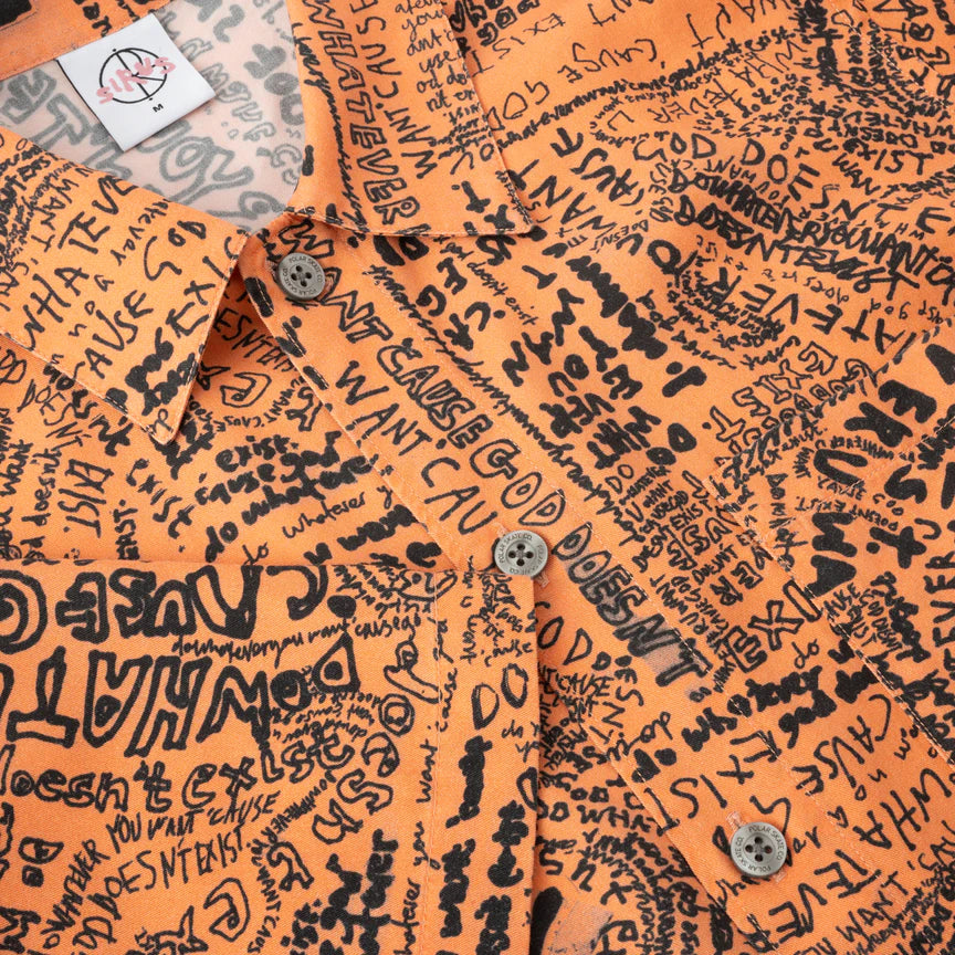 POLAR - BOWLING SHIRT EXIST - ORANGE