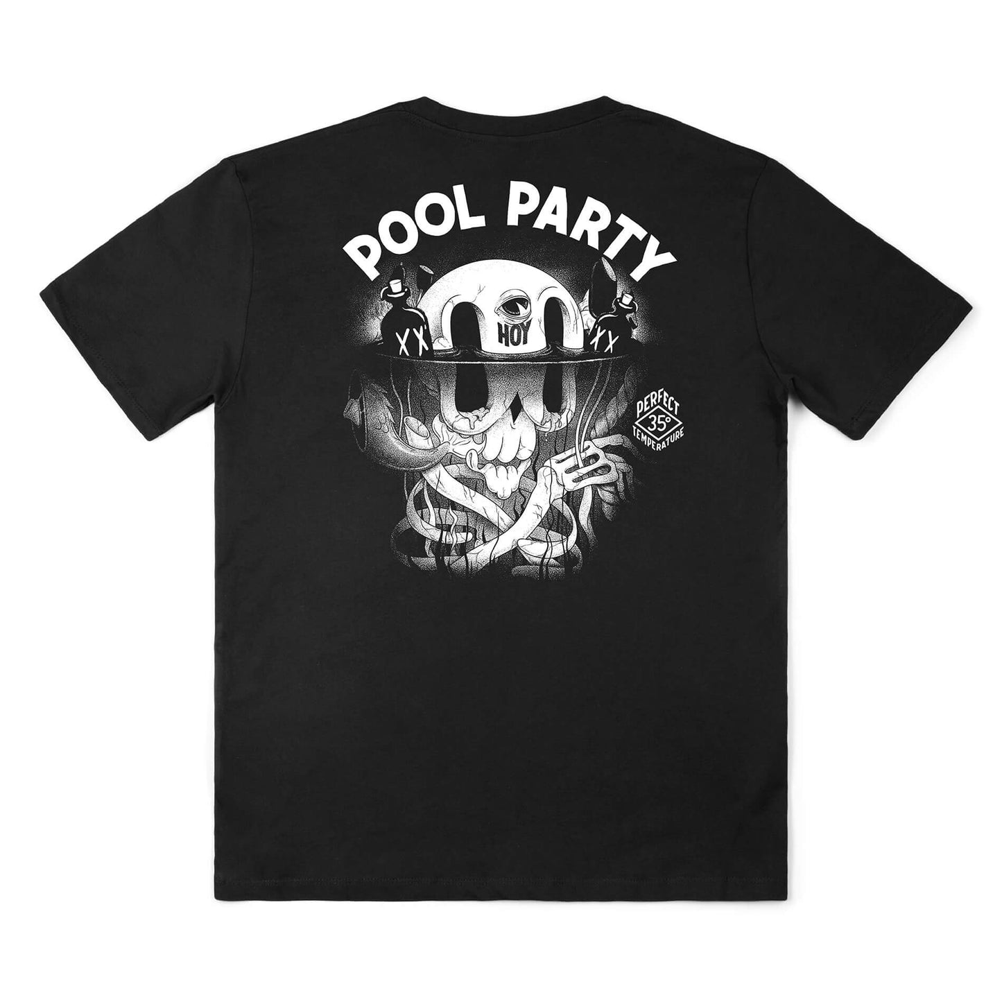 THE DUDES - POOL PARTY TEE - BLACK