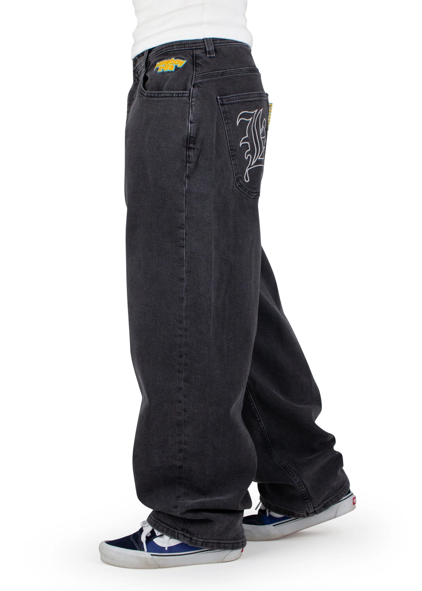 HOMEBOY - X-TRA MONSTER GOTHIC DENIM - WASHED GREY