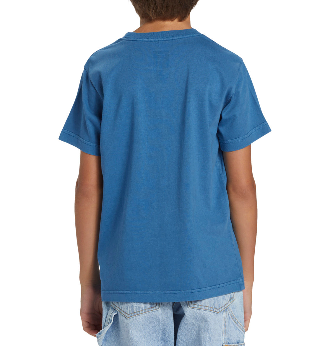 DC - NO 94 SS YOUTH TEE - DARK BLUE ENZYME WASH