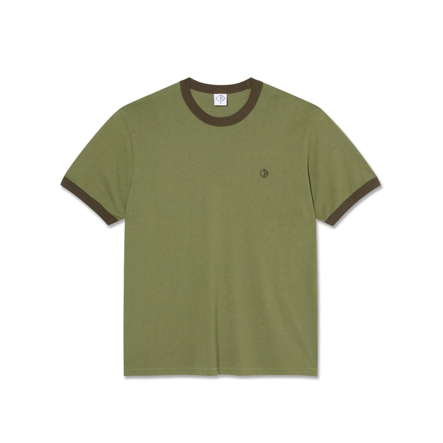 POLAR - RINGER TEE - ARMY GREEN/BROWN