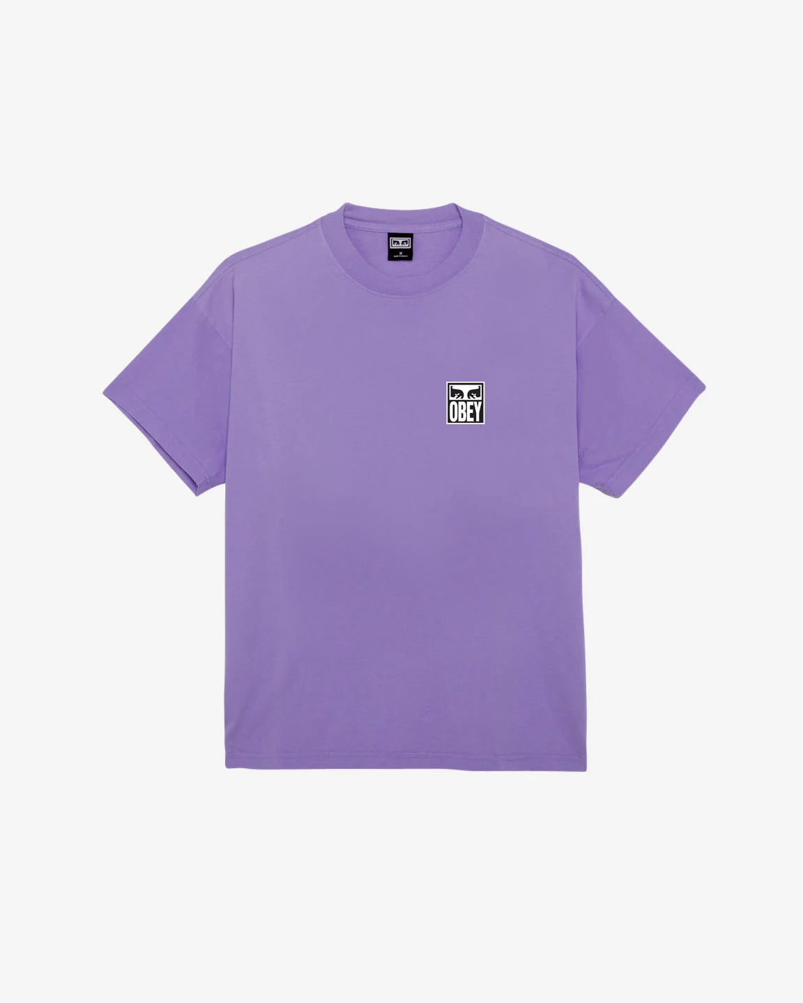 OBEY - EYES ICON HEAVYWEIGHT TEE - PAISLEY PURPLE