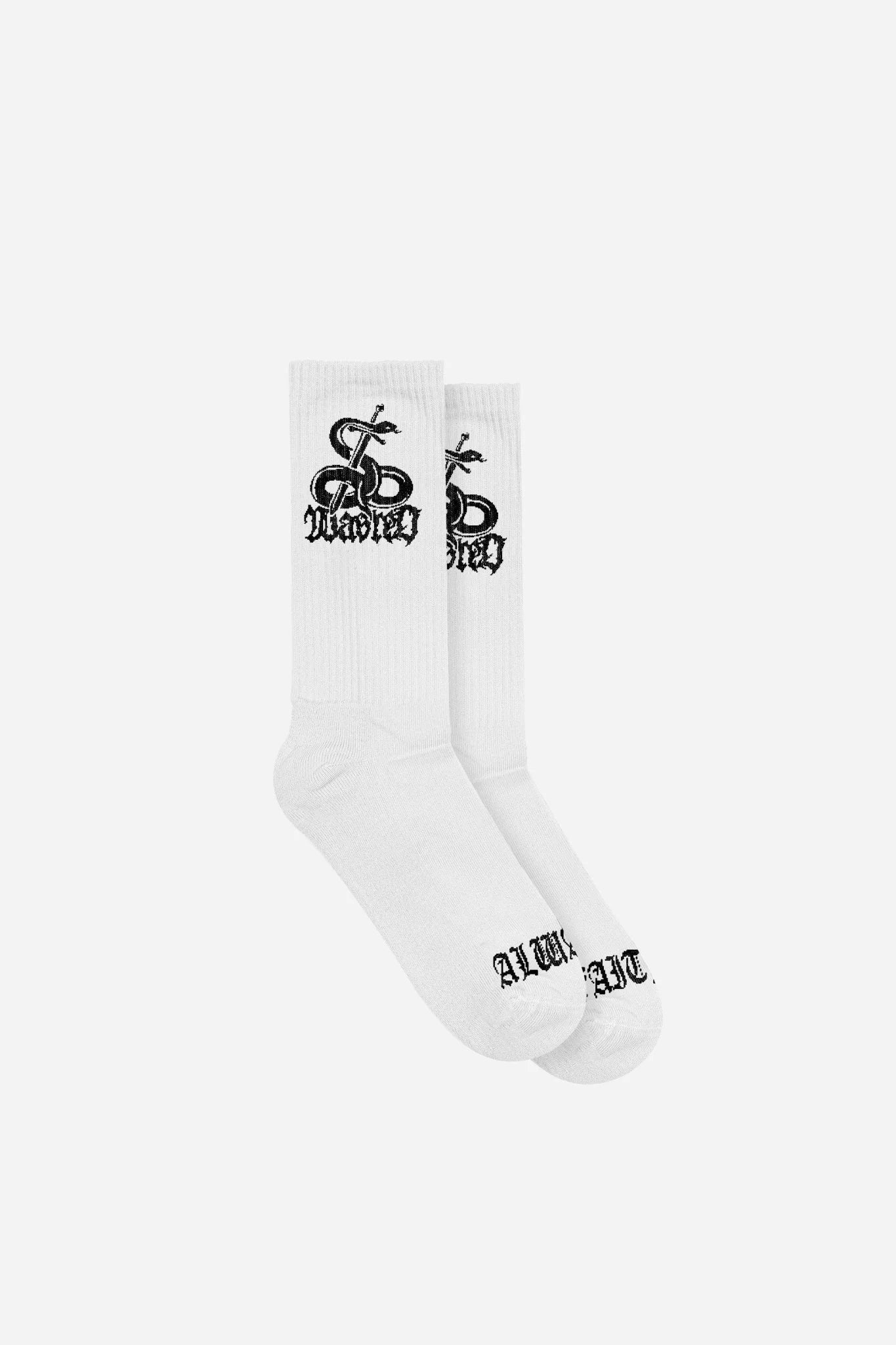 WASTED PARIS - ATRAX SOCKS - WHITE