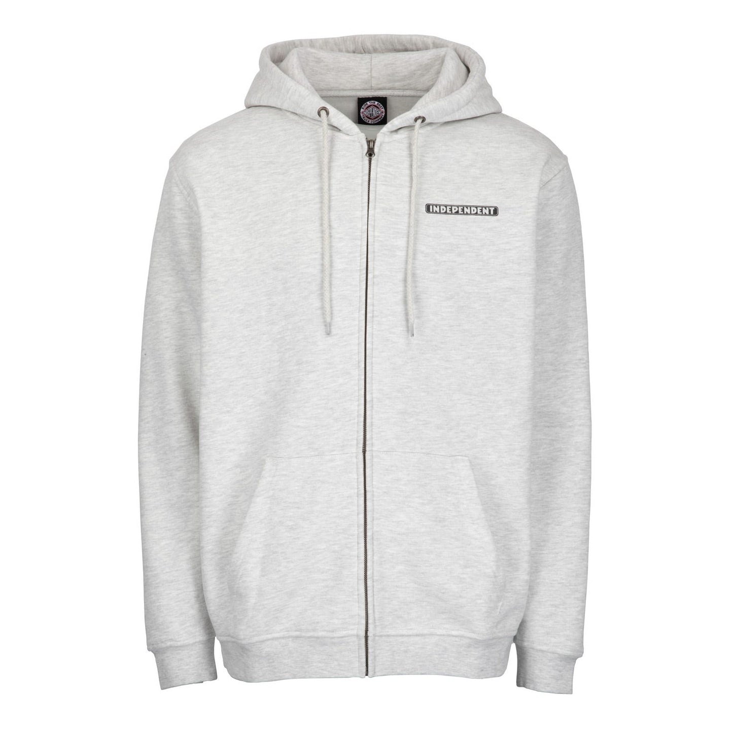 INDEPENDENT - GFL BONEYARD ZIP HOOD - ATHLETIC HEATHER