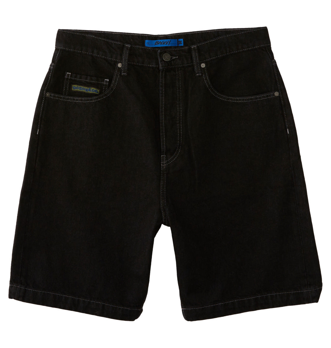 DC - WORKER BAGGY DENIM SHORT - BLACK