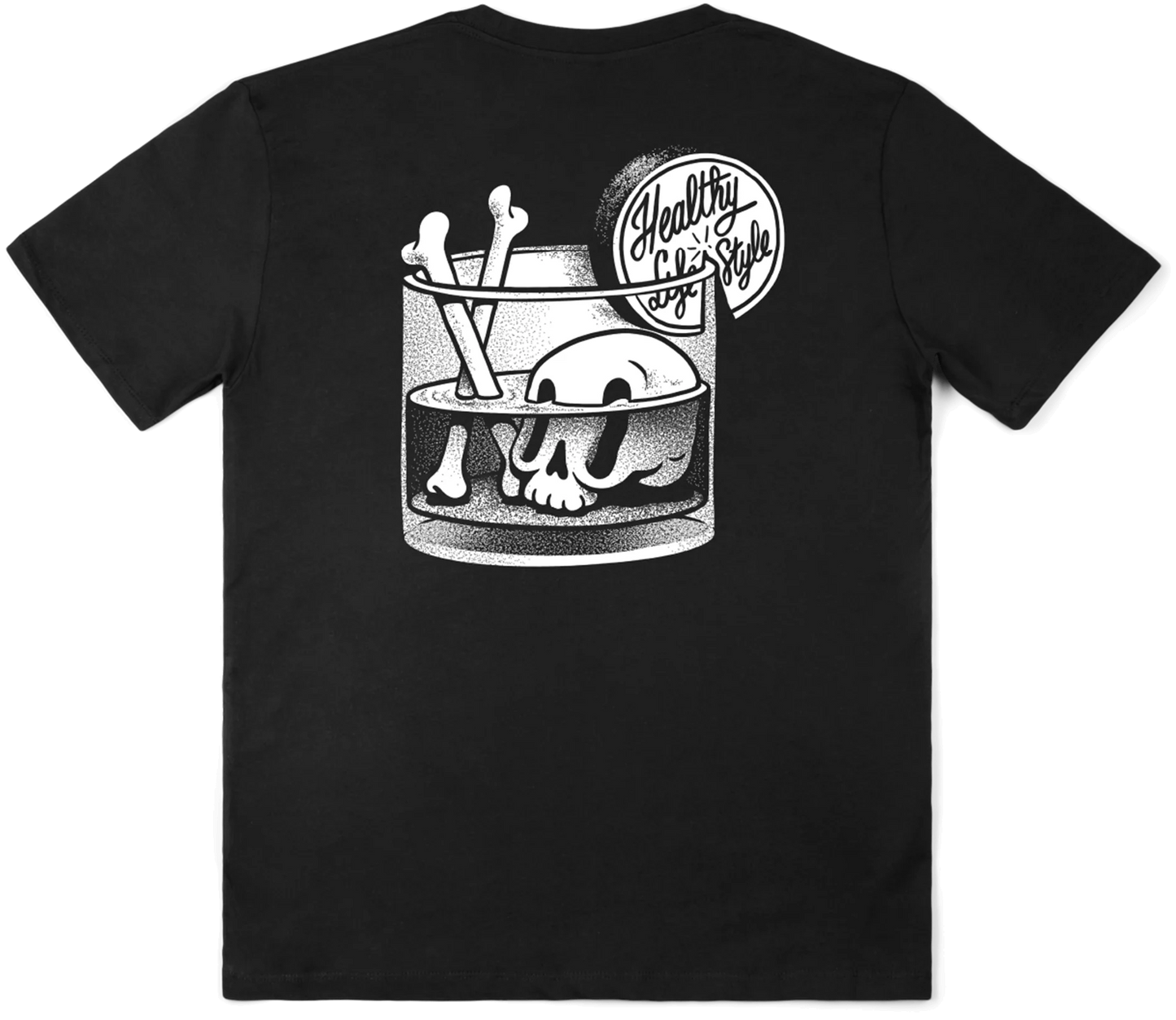 THE DUDES - HEALTHY TEE - BLACK