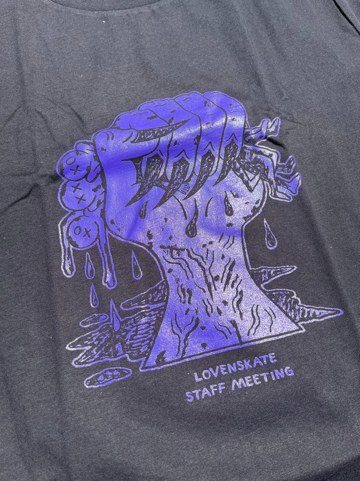 LOVENSKATE - STAFF MEETING TEE - BLACK