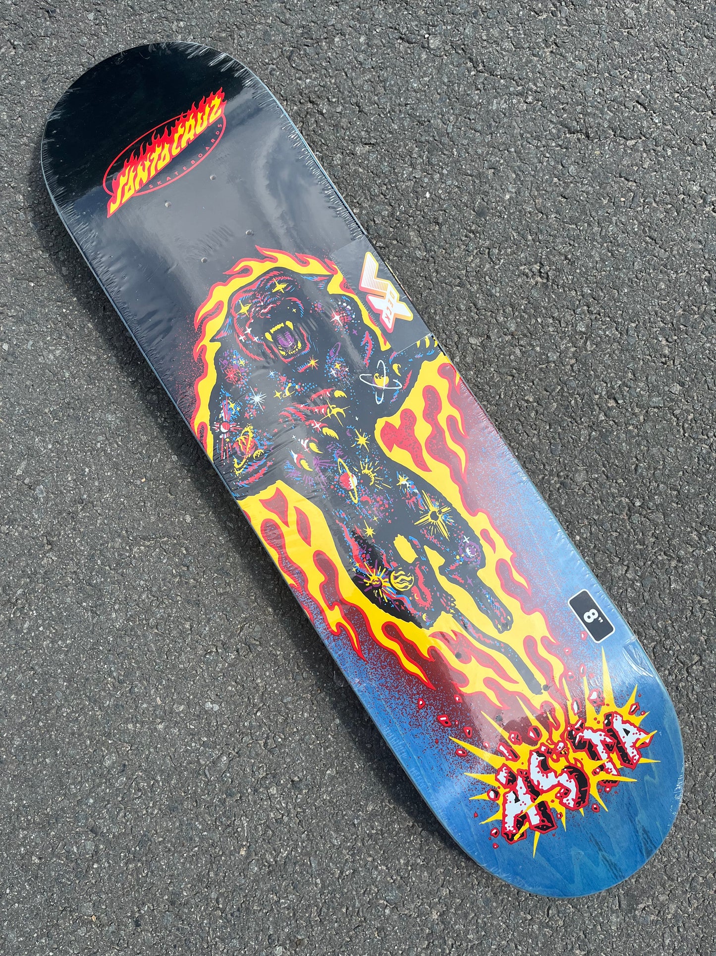 SANTA CRUZ - ASTA COSMIC CAT VX - BLACK - 8.0