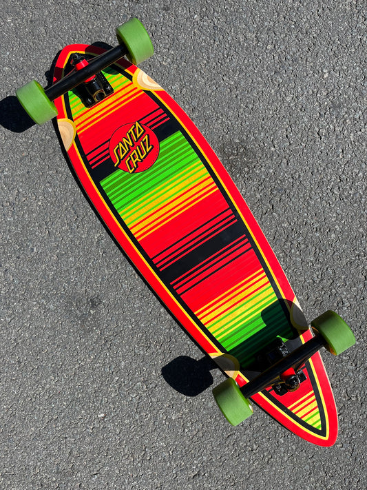 SANTA CRUZ - SERAPE DOT PINTAIL CRUISER COMPLETE - MULTI - 9.2