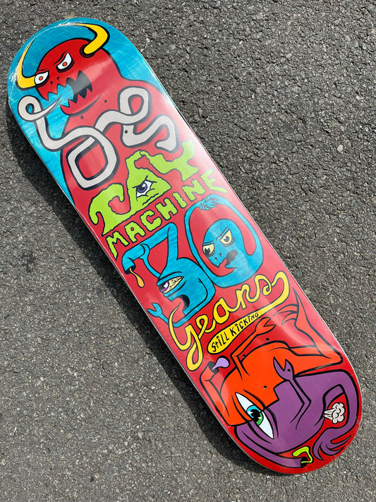 TOY MACHINE - 30 YEAR LOGO DECK - 8.25