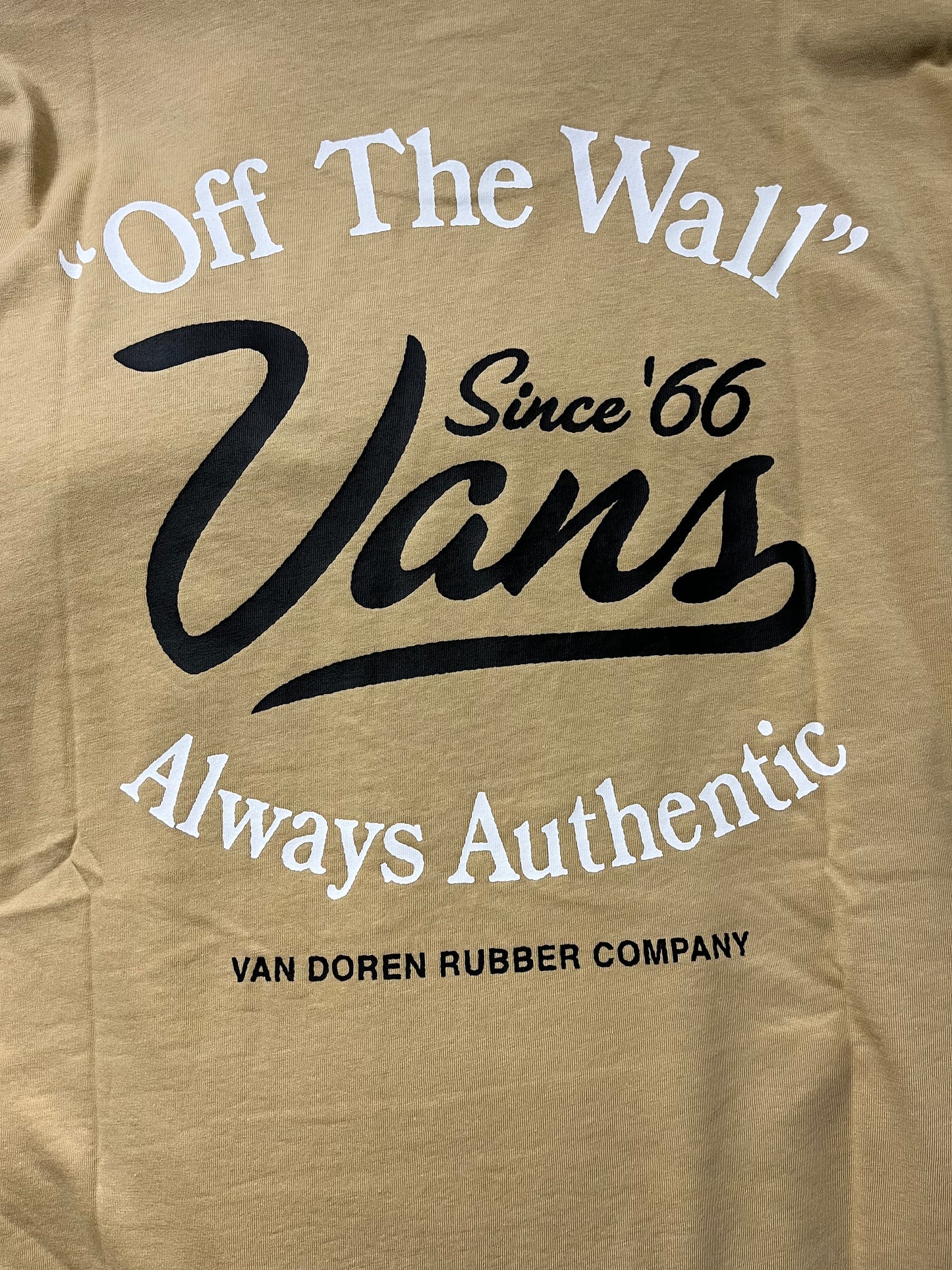 VANS - GAS STATION LOGO TEE - TAUPE