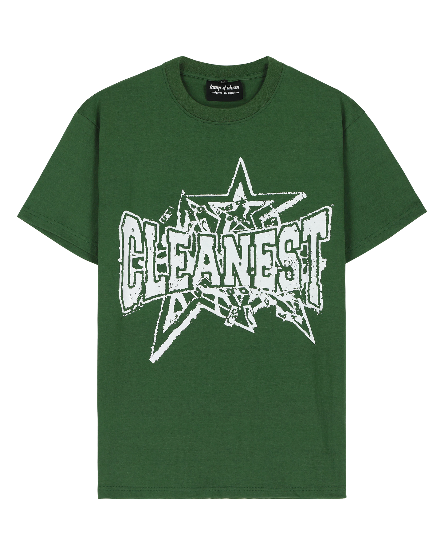 KEEP IT CLEAN - CLEANEST TEE - BOTTLE GREEN