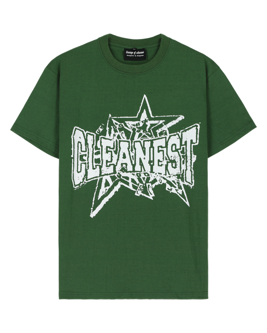 KEEP IT CLEAN - CLEANEST TEE - BOTTLE GREEN